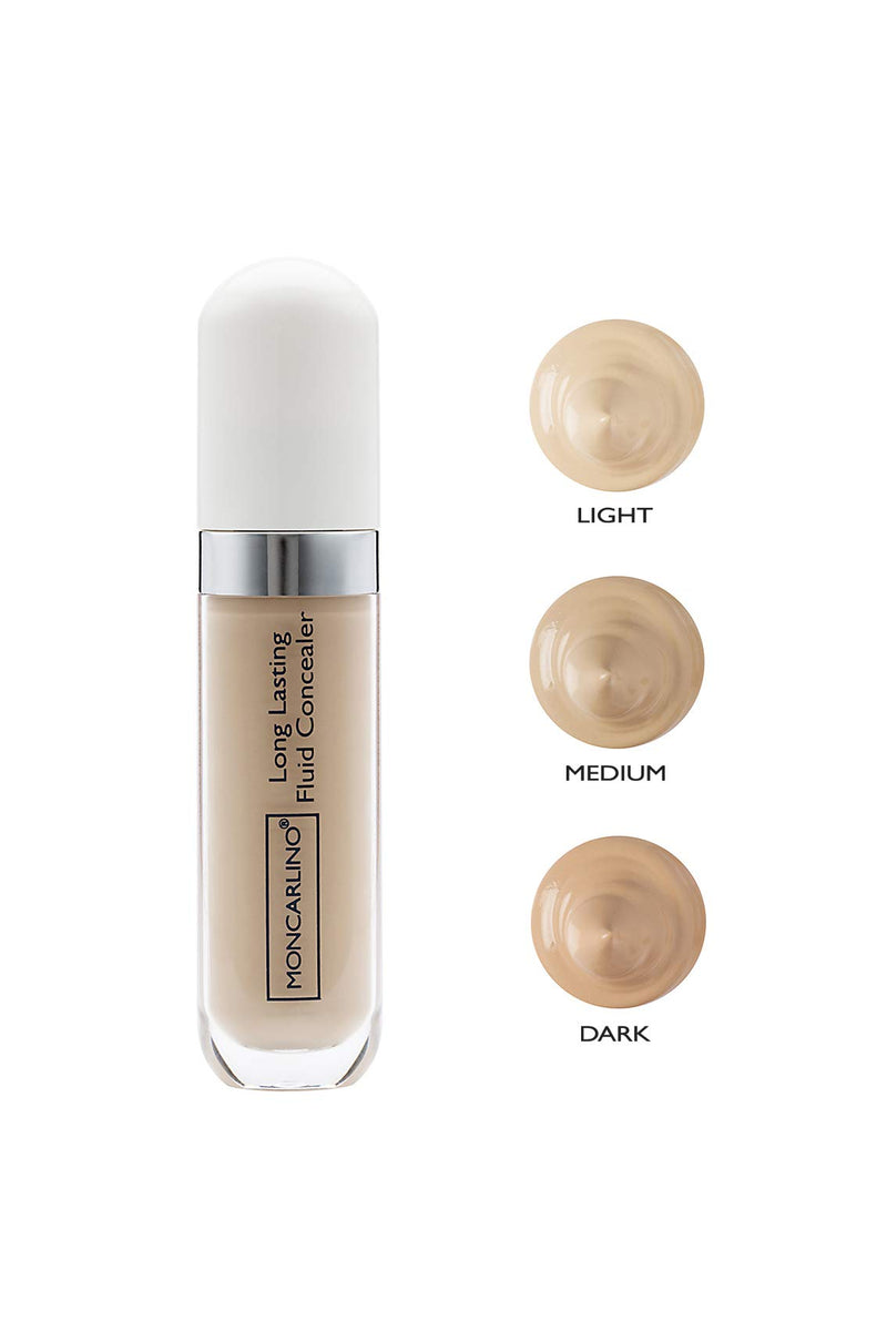 MONCARLINO Long Lasting Fluid Concealer, Dark, 0.27 Fluid Ounce - BeesActive Australia