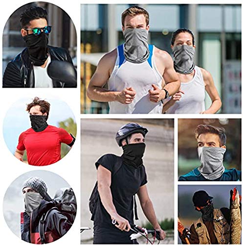 QiYue 100 PM 2,5 Activated Carbon Filters 5 Layers for Mask Neck Gaiter Scarf with Pocket Insert 5 Layers Replacement for Women Men Kids Ship from USA White-100 - BeesActive Australia