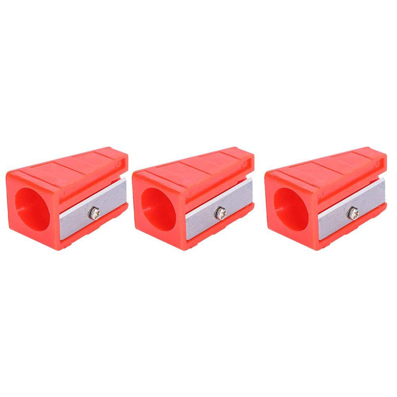 [AUSTRALIA] - VGEBY 3Pcs Billiards Pool Cue Tip Shaper Tool, Portable Cue Tip Trimmer Shaper Tapper Repair Tool Accessory Red 