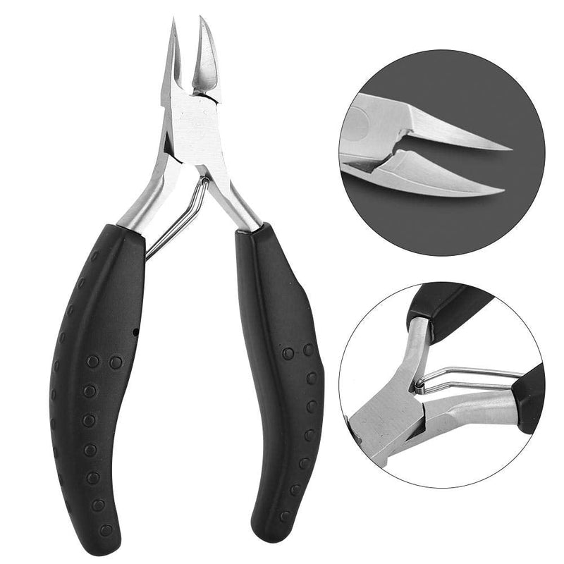 【𝐁𝐥𝐚𝐜𝐤 𝐅𝐫𝐢𝐝𝐚𝒚 𝐋𝐨𝒘𝐞𝐬𝐭 𝐏𝐫𝐢𝐜𝐞】Nail Cutter, Easy To Trim Comfortable To Hold Toenail Clipper, for Home Salon Shop Manicure Store Beauty Salon(black) - BeesActive Australia