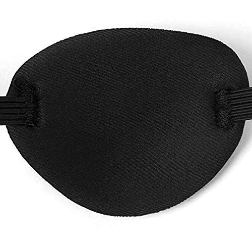 DNHCLL Adults And Kids Black Adjustable Soft and Comfortable Sponge Eye Patch Strabismus Eye Mask With Buckle For Recovery Eye And Cure Children Lazy Eye - BeesActive Australia