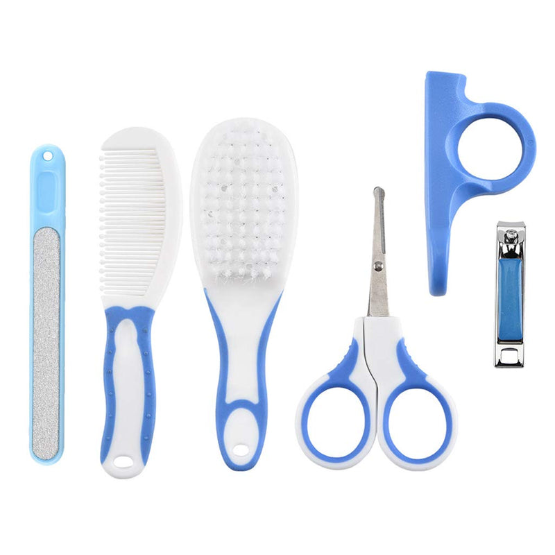 KINTRADE 6 Pcs Baby Nail Hair Daily Care Kit Newborn Kids Grooming Brush and Manicure Set - BeesActive Australia