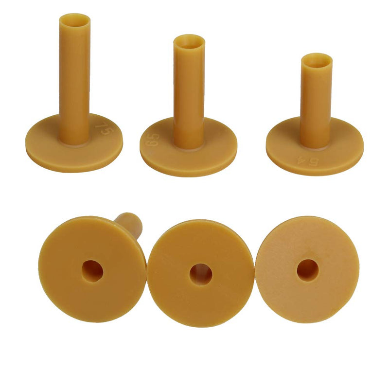 Scott Edward Golf Practice Tees, 3/4/6 Pieces Packed, Magnet Tee and Rubber Tee,Indoor and Outdoor,for Driving Range and Practice Mat 6 count light orange - BeesActive Australia