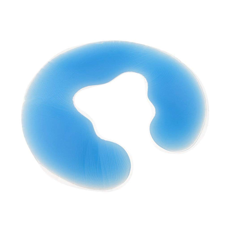 SGerste Silicon Spa Pillow Gel Face Pad Facial Rest Body Back Massage Table Bed Spa Beauty Massage Pillow Cushion Cradle - Blue, 27.5 x 25cm - BeesActive Australia