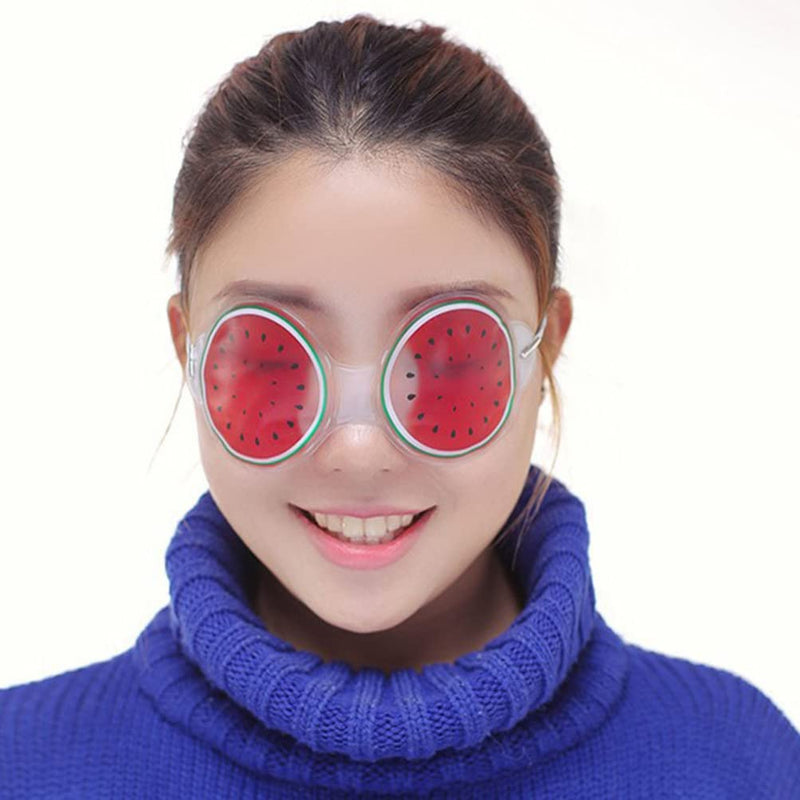 HEALLILY 3 Pcs Cooling Eye Masks Fruit Design Gel Eye Masks Eusable Cold Eye Ice Pack Cold Eye Pads for Dark Circles Puffy Eyes Migraine - BeesActive Australia