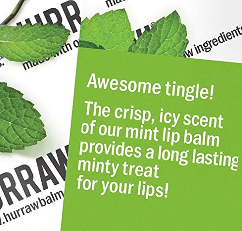 Hurraw! Mint Lip Balm, 3 Pack: Organic, Certified Vegan, Cruelty and Gluten Free. Non-GMO, 100% Natural Ingredients. Bee, Shea, Soy and Palm Free. Made in USA - BeesActive Australia