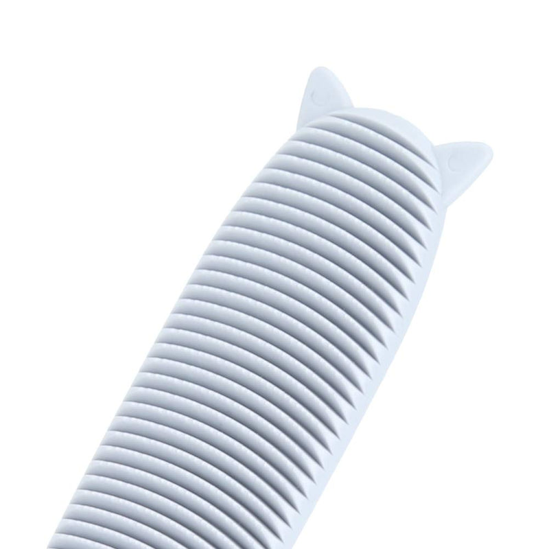 QiaNgshuAikj Pet Massage Comb, ABS Pet Cat Hair Tongue Comb Clean Massage Experience Grooming Tool Supply, for Long Short Haired Dogs and Cats(Gray) - BeesActive Australia