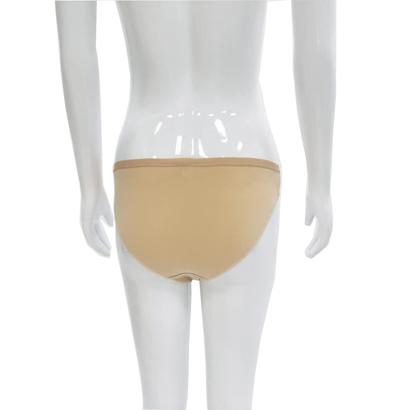 TAIKMD 2pcs Women Ballet Dance Briefs Gymnastics Performance Dancer Bikini Panty Ballerina Bottoms Underwear Nude 2 Pieces Medium - BeesActive Australia