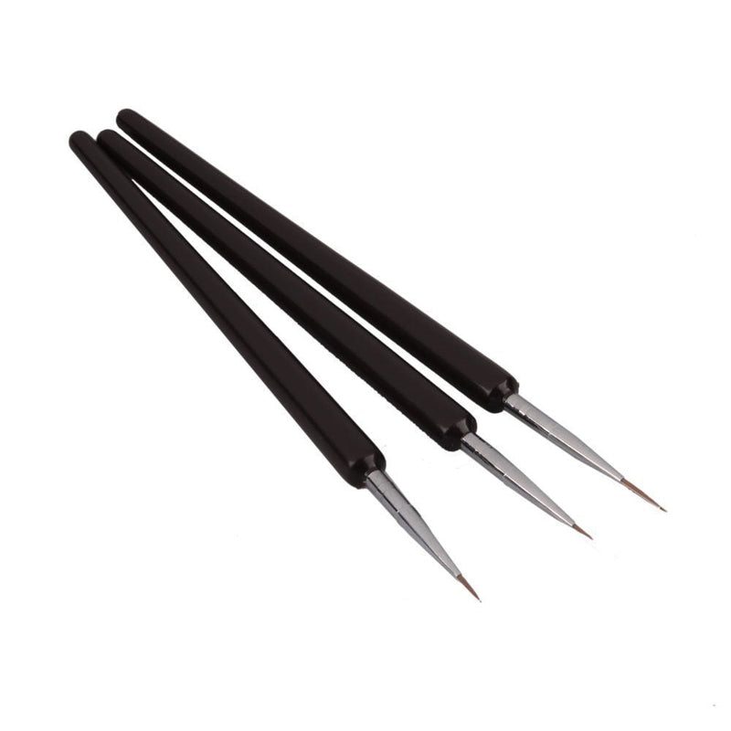 Jovana 5 X 2 Way Marbleizing Dotting Pen Set+Professional Nail Art Brushes- Sable Nail Art Brush Pen, Detailer, Liner **Set of 3 - BeesActive Australia