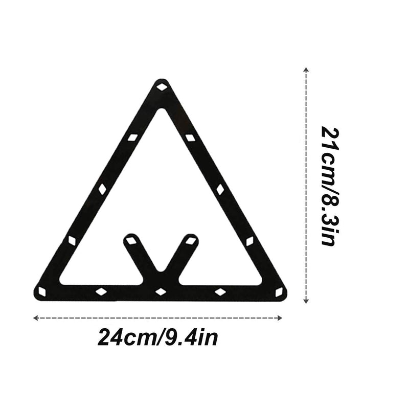 YXCX 6 Pcs Magic Ball Rack Magic Rack Sheet, Pool Ball Rack Magic Rack Sheet Billiards Ball Rack Holder Sheet,Triangle Cue Accessories 8, 9, and 10 Ball Combo Pack - BeesActive Australia