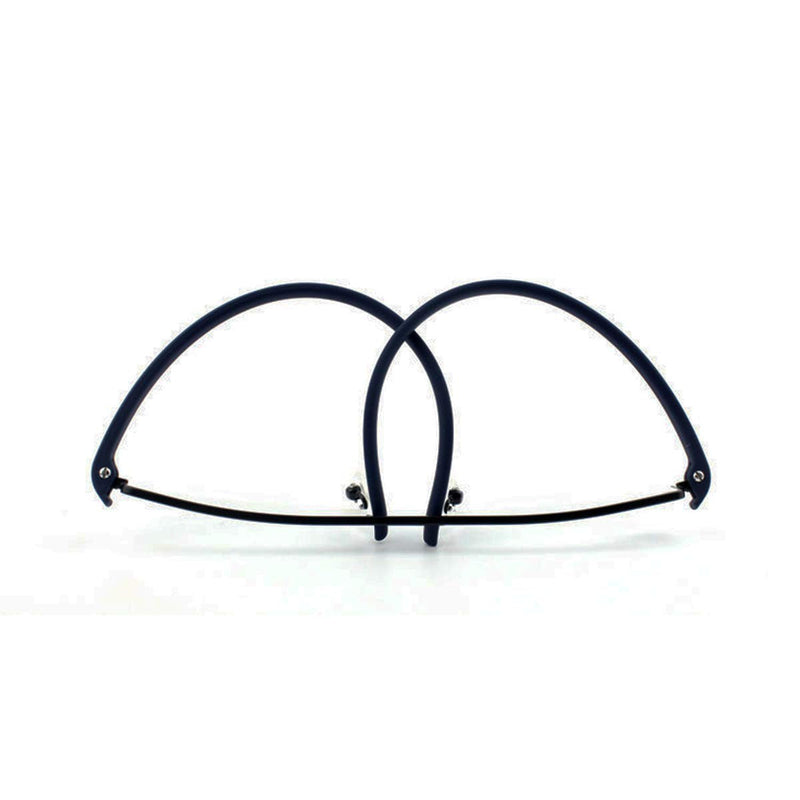 KoKoBin Lightweight TR90 Material Frame Reading Glasses for Mens Womens Half Rim with Case Portable Readers Black 1.5 Dioptres - BeesActive Australia