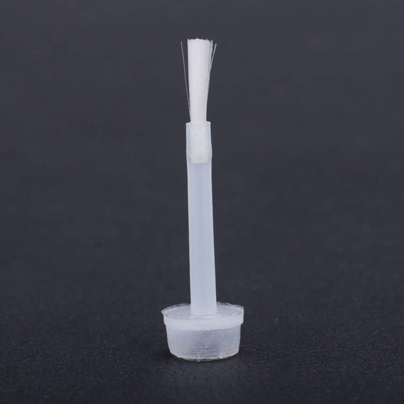 Lurrose 100pcs Nail Polish Replacement Brush Gel Liquid Brushes Dipping Powder Brush for Home Salon - BeesActive Australia