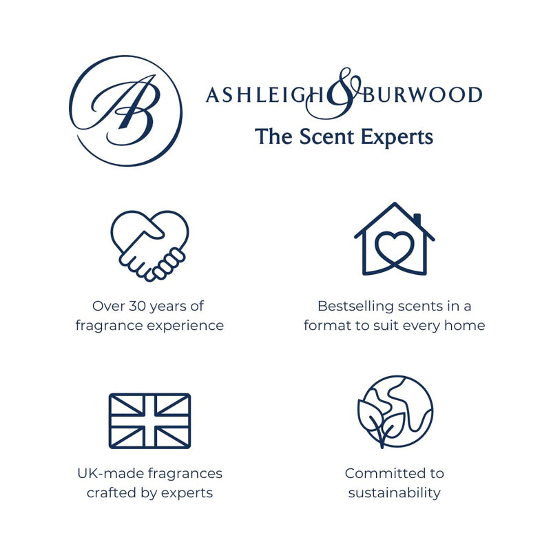 Ashleigh & Burwood Scented Home 150ml Reed Diffuser Fragrance Set - Moroccan Spice - Warm Honey & Nutmeg Scent - For The Home - Recyclable - Includes Reed Diffuser Sticks and Fragrance - Refillable - BeesActive Australia