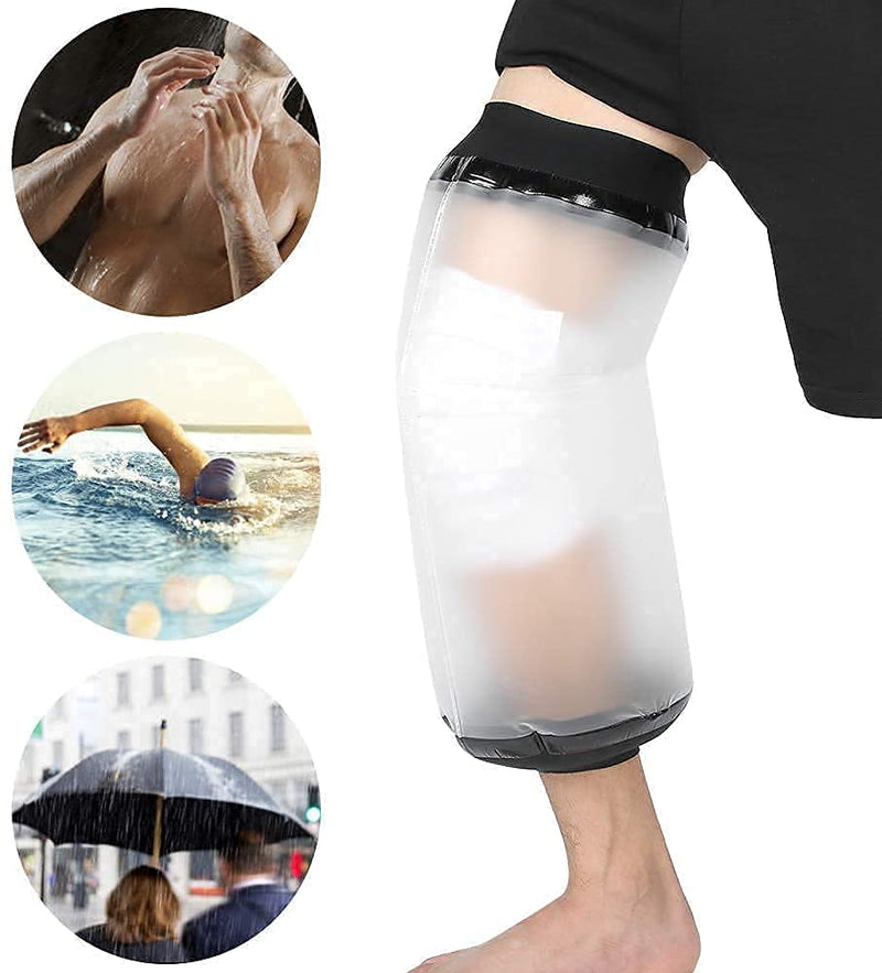 Waterproof Knee Cast Cover for Shower,Waterproof Protectors Cast and Dressing Cover,Comfortable Watertight Seal to Keep Wounds, Bandage Dry. - BeesActive Australia