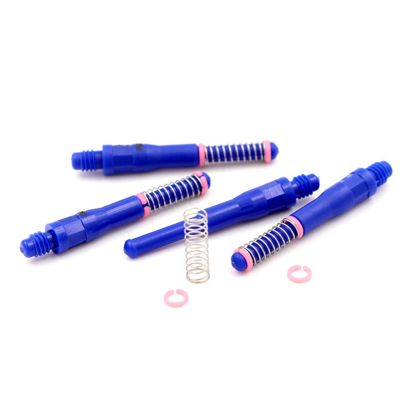 [AUSTRALIA] - Black Scorpion Cuesoul TERO AK7 Dart Stems Dart Shafts Built-in Spring Telescopic,Set of 4 pcs-B/D/F/H Size Dark Blue B 