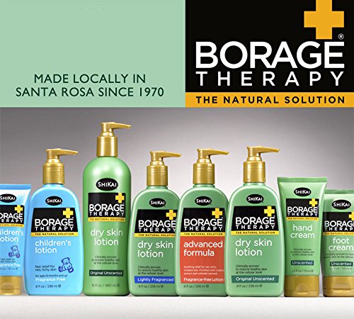 ShiKai - Borage Therapy Plant-Based Advanced Dry Skin Lotion, Soothing & Moisturizing Relief for Dry, Irritated & Itchy Skin, Non-Greasy, Sensitive Skin Friendly (Fragrance-Free, 8 Ounces, Pack of 2) 8 Ounce (Pack of 2) - BeesActive Australia