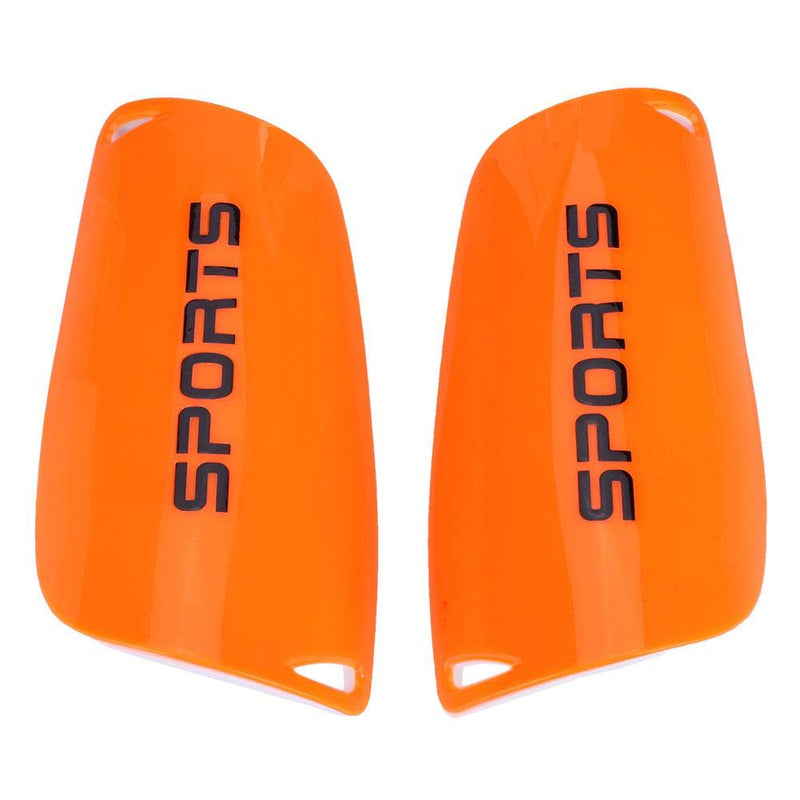VGEBY 1Pair Shin Guards, Soccer Shinguards Leg Pad Protector for Adults and Youth Orange-S - BeesActive Australia