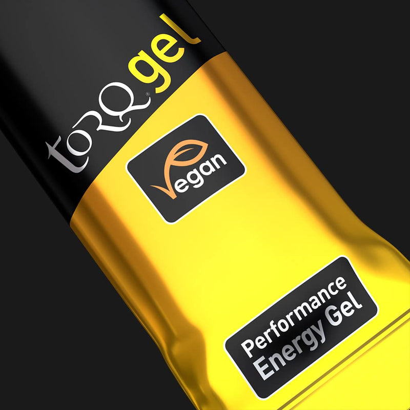 Torq Energy Gels with Guarana (Natural Caffeine) - Selection Box of 12 Mixed Flavour Gels (3 x 4 Different Flavours) - BeesActive Australia