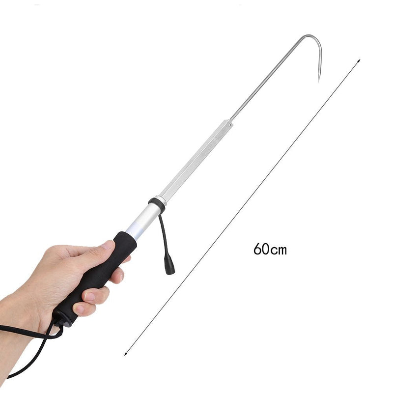 Vipxyc Fishing Gaff Hook, Retractable Fishing Gripper with Stainless Fishing Spear Hook Tackle for Fishing Ice Fish Accissories for Saltwater Fishing - BeesActive Australia