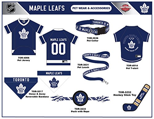 Pets First NHL Dog Toys Hockey Puck Toy Toronto Maple Leafs - BeesActive Australia