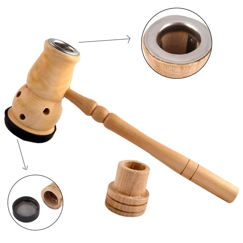 Moxibustion Moxa Box Wood Burner Holder, Burner Navel Chinese Traditional Massage Therapy for Acupuncture - Moxa Portable Healing Box - BeesActive Australia