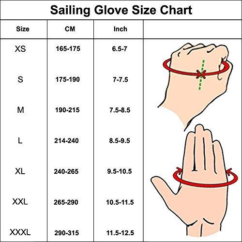 [AUSTRALIA] - MRX BOXING & FITNESS Mens Sailing Gloves Deckhand Gripy Glove White/Blue X-Large 