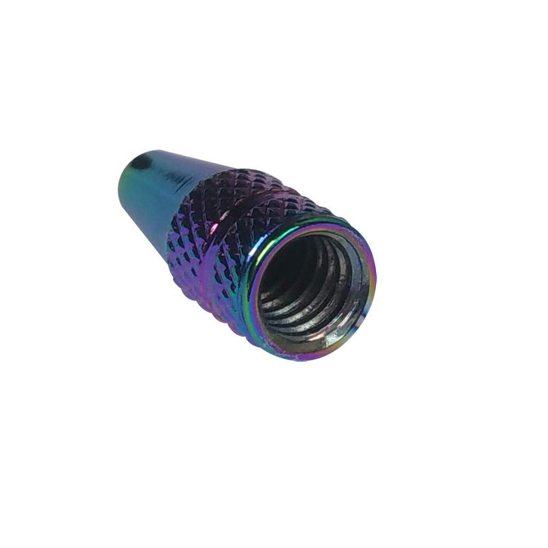 Yuauy 10 Pcs Fantasy Colorful MTB Presta Bike Bicycle Road Racing Coloured Metal Anodized Machined Aluminum Alloy Tire French Style Valve Cap Dust Covers - BeesActive Australia