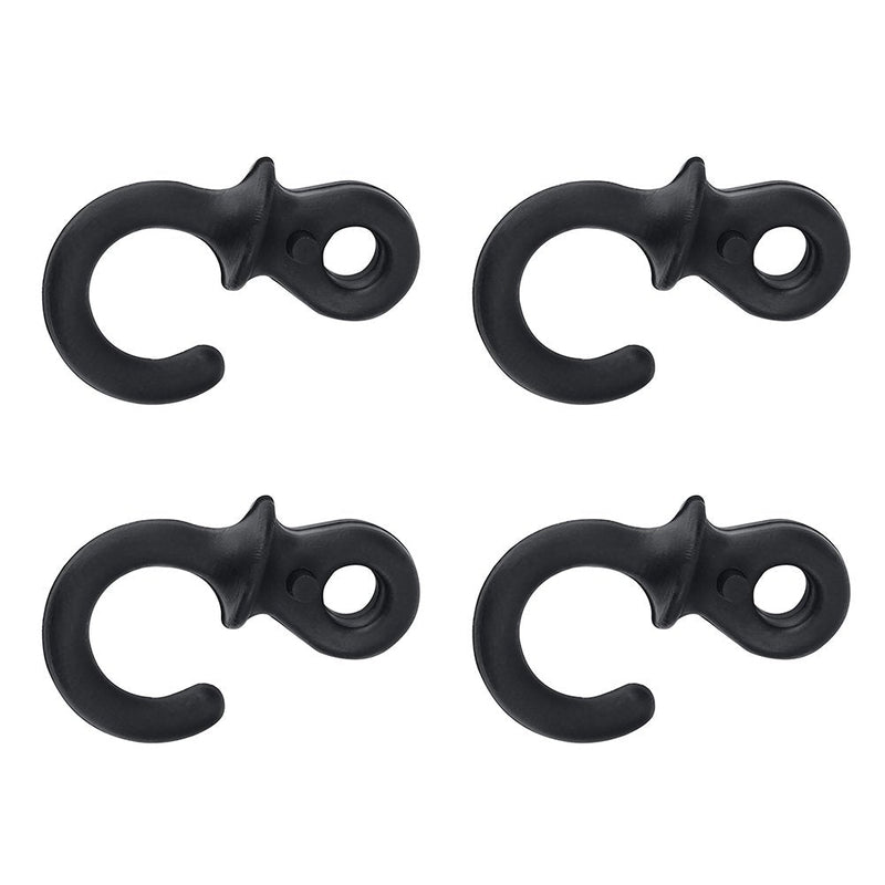 Alomejor Archery String Stabilizer 4Pcs Durable Rubber Compound Bow Archery Bowstring Stabilizer Bow String Silencer Black - BeesActive Australia