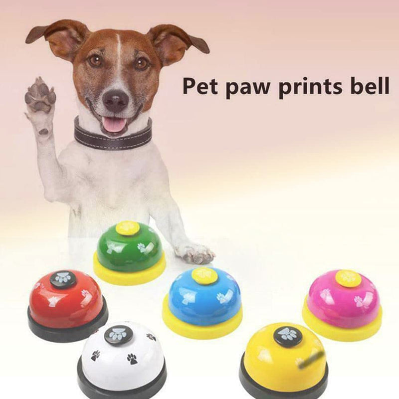 Joofanda Pets Training Bell 2 Pack Potty Training Bell Chromed Polished Stainless Steel with 2 Free Non-Slip Silicone Pad for Dog Bell, Service Bell, Desk Call - BeesActive Australia