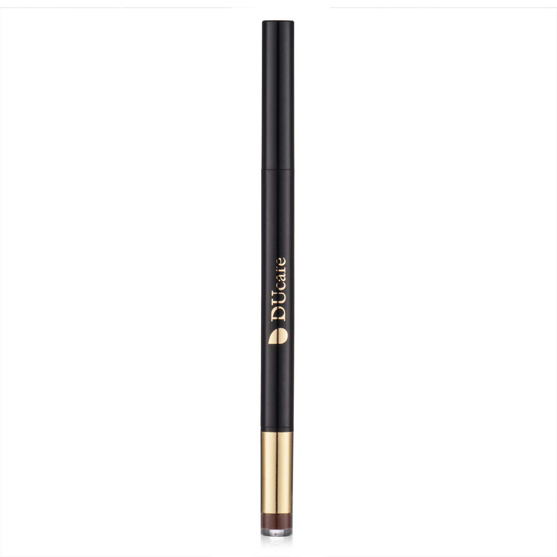 Eyebrow pen，DUcare 3 in 1 Professional Makeup Waterproof Brow Pencil Brown, Spoolie Brush and Brow Powder Brown - BeesActive Australia