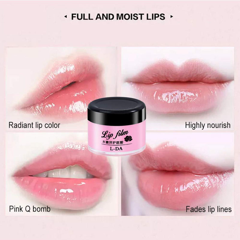 Lip Sleeping Mask, Cherry Moisturizer Repair Cracked Lips Plumper Mask Overnight Treatment, Moisturizing Collagen Lip Balm Mask Night Sleep Lip Mask with Lips Brush Gift - BeesActive Australia