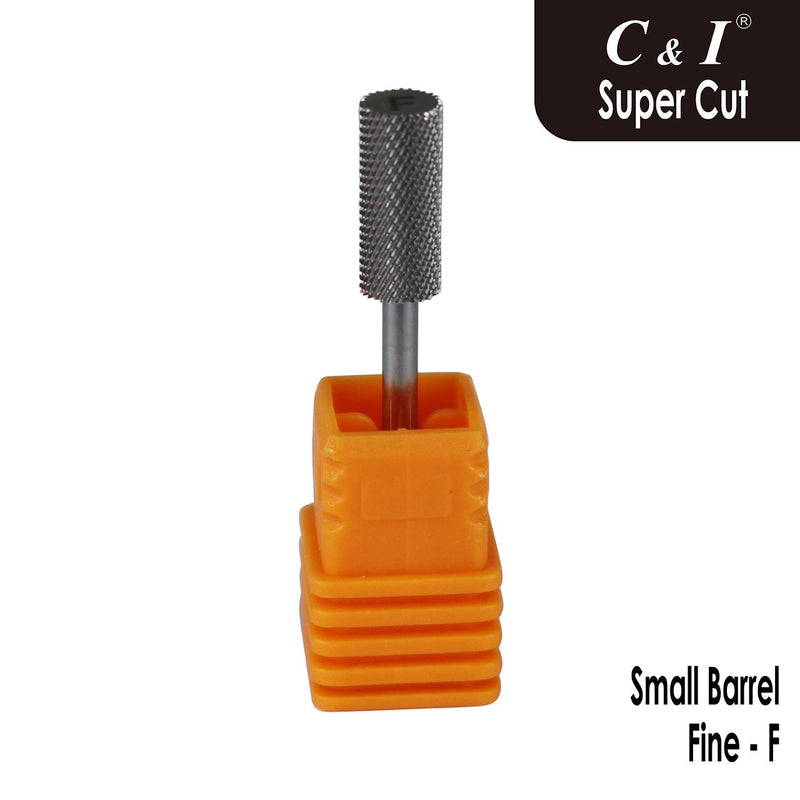 Super Cut Upgrade Edition, Small Barrel Nail Drill Bit for Electric Manicure Drill Machine, Remove the Nail Gels, Acrylic Gels, or Dip Powder (Fine -F) Fine -F - BeesActive Australia