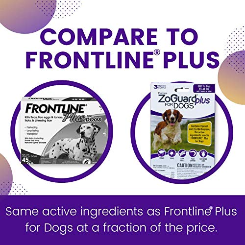 ZoGuard Plus Flea and Tick Prevention for Dogs (Medium - 23-44 lb) 3 Dose - BeesActive Australia