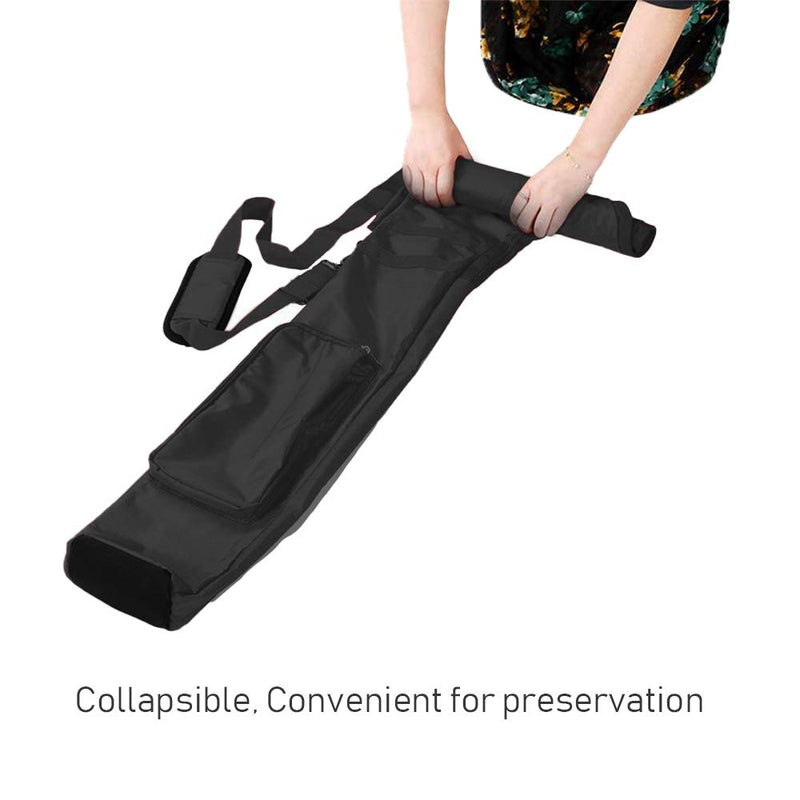 Light Weight Water Resistant Foldable Golf Sunday Bag Golf Carry Bag 50" Black - BeesActive Australia