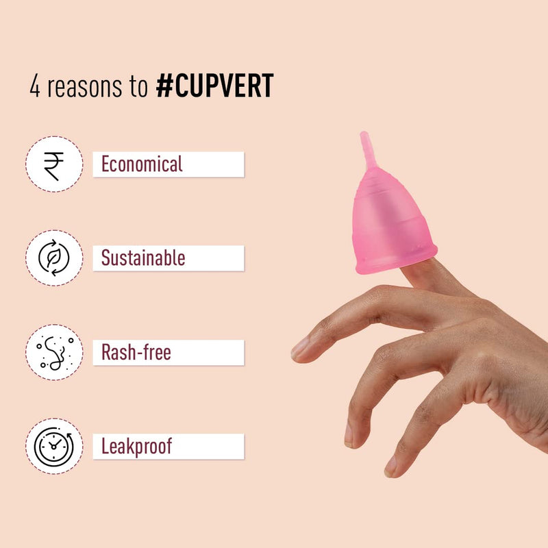Sirona Reusable Menstrual Cup | Reusable Period Cup | Tampon and Pad Alternative | Heavy Flow (Medium) 1 count (Pack of 1) - BeesActive Australia