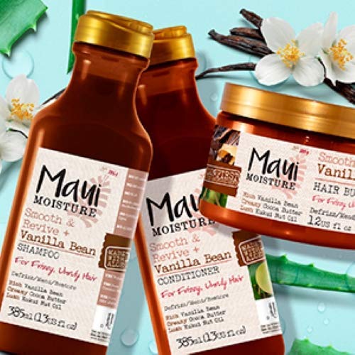 Maui Moisture Anti-Frizz Vegan Vanilla Aloe Vera Conditioner for Frizzy Hair 385 ml - BeesActive Australia