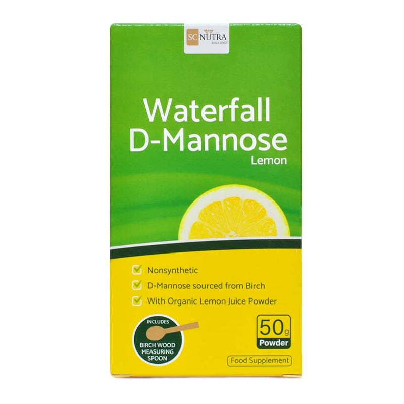 D-Mannose & Organic Alkalising Lemon Juice Powder 50g - Great Tasting & Lemon Sherbert Flavour - SC Nutra (Sweet Cures) - BeesActive Australia