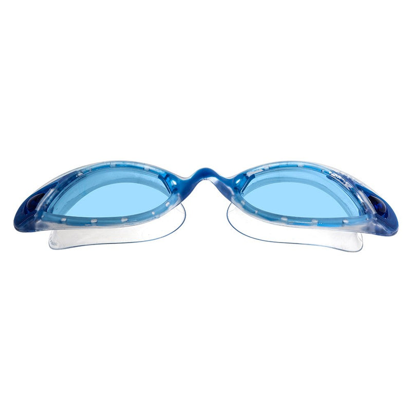 [AUSTRALIA] - LANE 4 Swim Goggle One-Piece Frame, Anti-Fog UV Protection, Easy Adjusting Quick Fit Lightweight Comfortable No Leaking, Triathlon Open Water for Adults Women Ladies #33220 (Blue) 