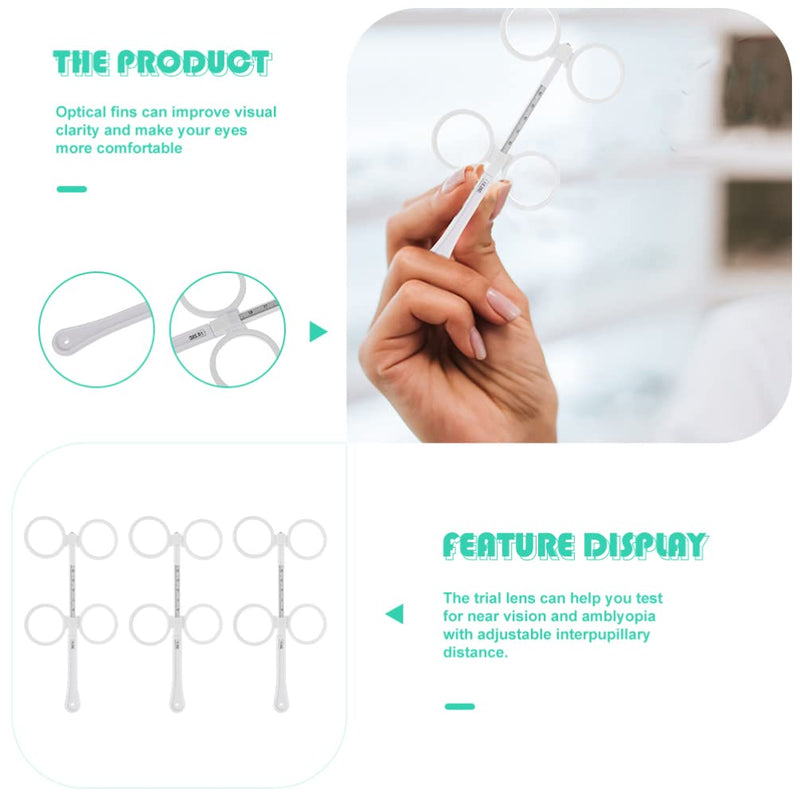 Optical Flipper Optometry Flips Lens: 3pcs �25� �0. 5� �100� Optometry Flip for Near Vision Amblyopia Confirmation Test - BeesActive Australia