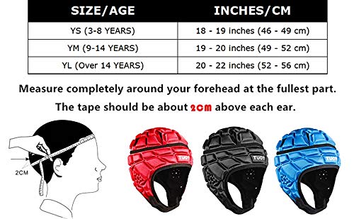 DGXINJUN Soft Shell Protective Headgear 7 V 7 Rugby Headguards Padding Padded Helmet Goalkeeper Adjustable Soccer Goalie Helmet Support Rugby Flag Football Helmet Youth Kids Adults black Large - BeesActive Australia