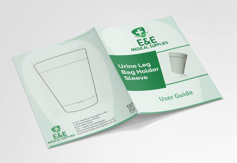 E&E Urine Leg Bag Holder - Bladder Fluid Retention Bag Sleeve, Non-Latex, Washable, 1 Pack, Medium MEDIUM (36-55cm) - 1pc Pack - BeesActive Australia