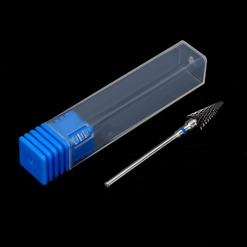 Nail Drill Bits,Tungsten Steel Nail Art Manicure Drill Bits Electric Pedicure Manicure Grinding Head Nail Polishing Accessory Portable Electric Nail Drill (Blue) - BeesActive Australia