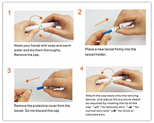 Lancing Device for Diabetes Blood Testing (No, I am not Diabetic, 1. Lancing Device Only) No, I am not Diabetic - BeesActive Australia