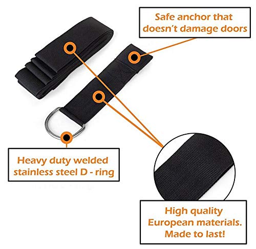 [AUSTRALIA] - Leg Stretch Band - to Improve Leg Stretching - Easy Install on Door - Perfect Home Equipment for Ballet, Dance and Gymnastic Exercise Flexibility Stretching Strap Foot Stretcher Bands light purple 