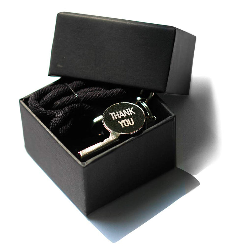 Blue Leaves A Great Coach is Hard to Find and Impossible to Forget-Coach Gifts for Men & Women,with Gift Box,Stainless Steel Whistle with Lanyard-Ideal for Coaches, Referees - BeesActive Australia