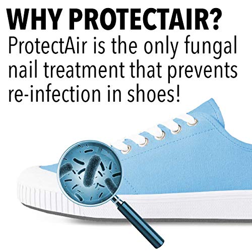 ProtectAir Fungal Nail Treatment - Extra Strong for toenails - 5ml + 5 Nail Files + Medical Shoe Spray - BeesActive Australia