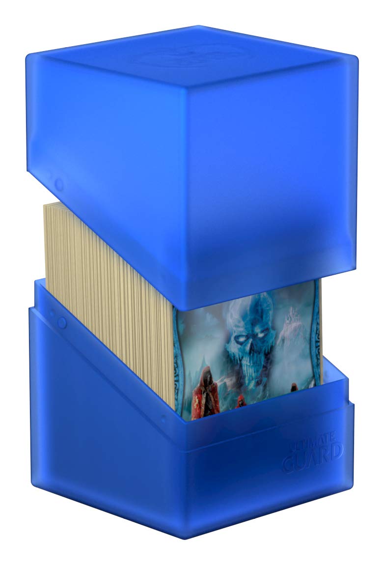 Ultimate Guard Boulder Deck Case 100+ Card Game, Sapphire, Large (UGD010691) - BeesActive Australia