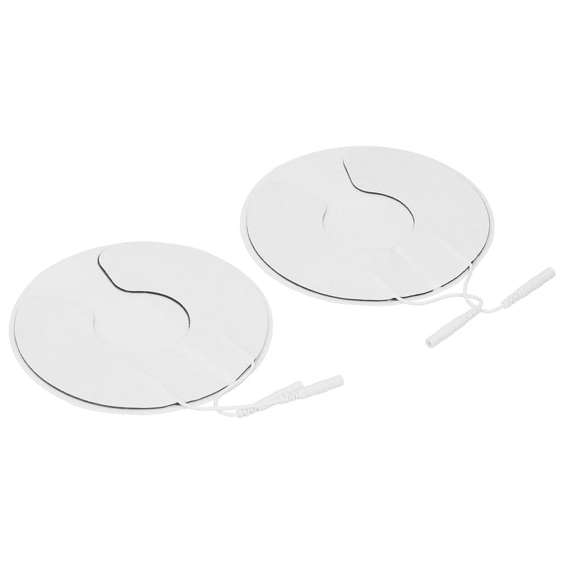 TENS Machine Pads, 2pcs Breast Electrode Pads for Electric TENS Massager Physiotherapy Machine (11cm / 4.3in) - BeesActive Australia