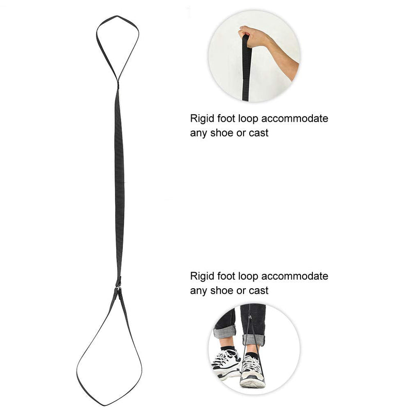 Leg Lifter Strap Foot Rigid Loop Lift for Wheelchair Bed Car, Hip Replacement, Senior & Elderly Mobility Aid Tool - BeesActive Australia