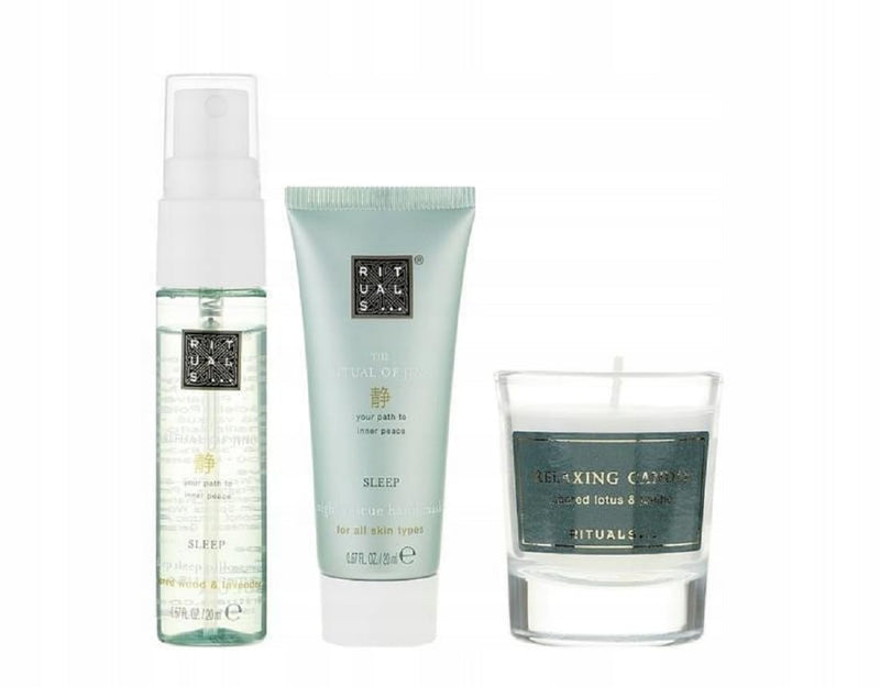 Rituals The Ritual of Jing Sleep Set restful Candle hand mask pillow mist travel set - BeesActive Australia